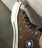 匡威（Converse）官方 1970S男女高帮复古翻毛皮运动鞋棕色169337C 169337C/褐色 42 实拍图