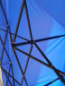 京安通 雨棚遮阳棚 户外加厚遮阳折叠式四脚太阳伞停车棚  2*3m蓝色 晒单实拍图