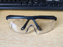 居安思护目镜防尘防冲击骑行防风沙防飞溅防雾劳保工业切割打磨防护眼镜 【防雾款】026黑框护目镜 实拍图
