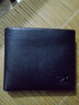 七匹狼钱包男士真皮短款2021新款简约零钱包男式头层牛皮包中年青年皮夹子生日礼物送男友送父亲 款式一黑色【精美礼盒】 实拍图