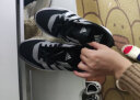 adidas RUN50S休闲简约舒适复古跑步鞋女子阿迪达斯官方轻运动 黑色/灰色/银色 37 实拍图