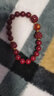 妙韵天然朱砂三合六合手链转运珠手串本命佛护身符马年本命年吉祥礼物 生肖属兔文殊菩萨转运珠 女款珠径8mm 实拍图