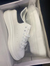 特豪川男鞋2025新款夏季小白鞋男板鞋韩版潮流皮面百搭鞋子男潮鞋休闲鞋 纯白 43 实拍图