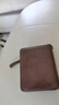 英伦保罗卡包男士多卡位真皮大容量驾驶证皮套防盗刷卡套新年礼物男送男友 枣红色平纹 实拍图