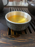 莉翠行 银茶杯999足银杯子百福雪花银水杯食用银茶具银酒杯功夫主人杯大 碗杯 约50克65毫升 国检证书+礼盒 实拍图