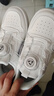 回力（Warrior）儿童鞋男女童小白鞋纽扣运动鞋跑步鞋板鞋 WZ(CL)-0305 白色 33  实拍图