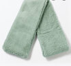 MUJI 聚酯纤维 抓绒 便携围巾 围脖 DD0ILA3A 浅绿色 20*100cm 实拍图
