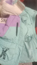 雪中飞kids童装儿童羽绒服清仓时尚女童中大童撞色拼接洋气羽绒服 蓝紫色 140 实拍图