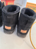 回力官方雪地靴男棉鞋冬季男鞋户外马丁靴东北保暖鞋抗寒面包休闲鞋男 黑色【中筒款】加绒保暖 46 实拍图