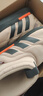 adidas ADIPUFF面包鞋柔软舒适保暖中帮棉鞋阿迪达斯官方轻运动 魔力浅褐/碳黑/半冲击橙 43 实拍图