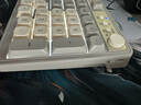 前行者V1蓝牙无线键盘鼠标套装机械手感静音三模男女生办公高颜值键鼠便携电脑笔记本平板iPad手机通用 奶油灰-双模键鼠耳机三件套【无线/蓝牙】 实拍图