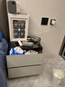 瑞都床头柜床边柜网红轻奢抽屉柜意式设计师家具简约现代储物柜 单个床头柜 W49*D49*H46CM 实拍图