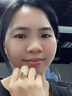 GRAMDA925银和田玉戒指女复古开口玉石指环首饰妈妈生日礼物送女友老婆 和田碧玉银戒指（证书） 实拍图