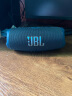 JBL CHARGE5 音乐冲击波五代 便携式蓝牙音箱+低音炮 户外防水防尘 桌面音响 增强版赛道扬声器  蓝色 实拍图