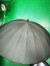 美度长柄雨伞超大号加固加厚结实抗风伞男士手动长把直柄雨伞黑M5003 实拍图