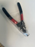 德力西电气（DELIXI ELECTRIC）卡簧钳内卡外卡套装挡圈钳卡环钳弹簧钳子开口扩口撑开钳张力钳 【工业级】5寸卡簧钳-轴用 弯头 实拍图