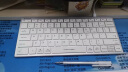 双飞燕（A4TECH） FX51超薄轻音商务便携剪刀脚巧克力键盘笔记本电脑有线78键Type-C插拔 FX51白色    无光 实拍图
