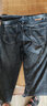 真维斯牛仔裤男秋冬新款宽松直筒阔腿裤子男百搭大码男装加绒加厚长裤 3206H蓝灰色+3206H烟灰色 42 实拍图
