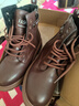 昌祥回力马丁靴女英伦风2025新款秋冬加绒小个子增高厚底短靴复古机车靴女 棕色加绒（专柜品质） 38 （标准尺码） 实拍图