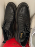 金利来（Goldlion）男鞋秋冬季正装鞋男士商务皮鞋男西装鞋婚鞋厚底德比鞋真皮鞋 黑色四季款（偏大一码） 40 实拍图