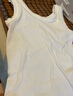 南极人针织女士吊带背心女螺纹打底运动内搭无袖上衣打底衫女 白 均码 实拍图