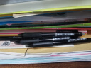 晨光(M&G)文具 热可擦中性笔 经典按动子弹头黑色水笔0.5mm 小学生用热敏摩擦签字笔 10支/盒AKPH3204A  实拍图