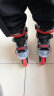 京东京造溜冰鞋男女儿童6码可调轮滑鞋多功能单双排旱冰鞋直排轮 黑色 S码 实拍图