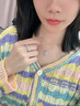 梦染S999足银项链女生锁骨链生日礼物送女友老婆闺蜜实用走心时尚吊坠 岁岁平安麦穗女士银饰吊坠 实拍图