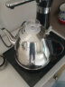 澳柯玛（AUCMA）自动上水电热水壶 304不锈钢/煮茶器功夫茶具茶台泡茶/电茶炉烧水壶ADK-1350J1 0.8L电水壶 黑色 实拍图