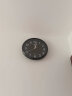 康巴丝（Compas）挂钟时尚卧室客厅办公时钟日历挂表简约创意石英钟表 黑色C2246直径28cm 实拍图