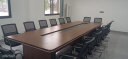 圣黎加厚会议桌长桌培训桌椅组合办公桌4.5米会议桌+16把椅 实拍图