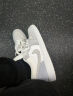 耐克（NIKE）Jordan官方耐克乔丹AJ1板鞋男运动鞋低帮缓震轻便部分皮面CV3043 100白/太空灰/足球灰 42.5 实拍图