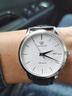 天王（TIAN WANG）男士手表自动机械表男商务防水情侣对表新年礼物送男友品牌国表 【5914皮表带男表】白盘 黑带 实拍图