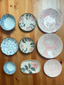 千代源日本原装进口冲绳玫瑰餐具 日式家用陶瓷碗花碗盘子汤碗面碗饭碗 7.3英寸圆角长方盘 实拍图