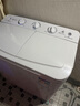 YANGZI扬子集团洗衣机半自动家用宿舍出租房大容量双桶双缸波轮内衣儿童小型迷你甩干脱水家用 12公斤强劲电机-双人款 实拍图