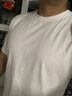 AK ARMY纯棉重磅短袖t恤男夏季款男士休闲百搭圆领复古体恤纯色打底衫 白色 XL 实拍图