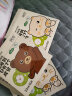 润本（RUNBEN）儿童保湿面膜5片×2盒女孩宝宝3-12岁男女童专用保湿面霜猫咪+小熊 实拍图