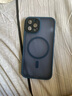 雅思恋 【强力磁吸充电】全包肤感磨砂黑适用iPhone17手机壳苹果手机保护壳MagSafe磁吸超薄渐变 宝蓝色 【简约高级，镜头全包】 iPhone 12 Pro 实拍图