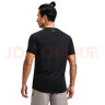 安德玛（UNDERARMOUR）Tech 2.0男子干爽训练运动短袖T恤1326413 黑色001 XXL 实拍图