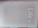 三年二班B5/60张横线高颜值活页本笔记本本子可爱渐变色学生用记事本可拆卸日记本大学生考研本 渐变粉大号 实拍图