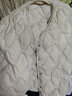 雅鹿羽绒内胆短款内搭轻薄款羽绒服女宽松冬季保暖外套 米白-2308款 165（建议110-125斤） 实拍图