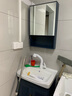 阔宅小户型太空铝浴室柜组合落地式镜柜洗脸洗手盆柜套装卫生间一体洗 小户型 61*41无门落地柜+下水 实拍图