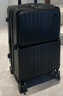 KOSITU 科思途德国新款前开口可扩展行李箱女大容量24寸20登机箱拉杆皮箱结实男 曜石黑【扩展增容+前开口+能刹车减震+双层防爆拉链】 28英寸 托运箱（符合托运158 推荐出国留学/搬家/长途） 实拍图