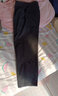 伊芙丽秋冬新款垂坠显瘦设计感高级温柔显瘦百搭气质上班通勤西装裤 深灰 S 95-110斤 实拍图