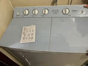 美的（Midea）12公斤半自动洗衣机KG大容量双桶双缸家用波轮洗衣机强劲动力大型钢化玻璃商用型双桶 脱水喷淋 超大容量/商用家用/分离盖板 实拍图