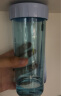 特百惠（Tupperware）莹彩塑料杯 男女学生夏季运动水杯子户外家用办公 冰水蓝430ML 实拍图