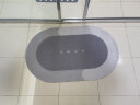 大江科技绒浴室地垫防滑吸水 贝加尔-灰 实拍图
