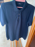 圣大保罗夏季新品纯棉商务休闲男装上衣polo领短袖T恤男舒适潮流 K9藏青色 2XL (54) 180 实拍图