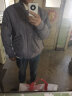 森马（Semir）[三防]棉服男冬季时尚飞行员夹克简约外套休闲上衣 品灰20226 175/92A/L 实拍图
