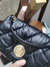 HR赫莲娜女包单肩斜挎包女软皮褶皱包高级感时尚女士包包生日礼物 黑色 实拍图
